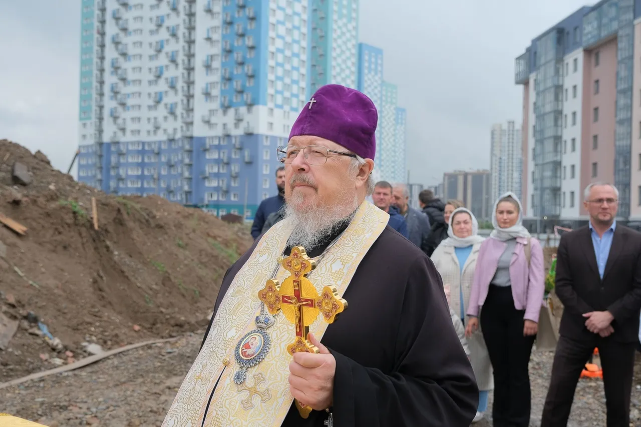 В Красноярске начали возводить Преображенский собор