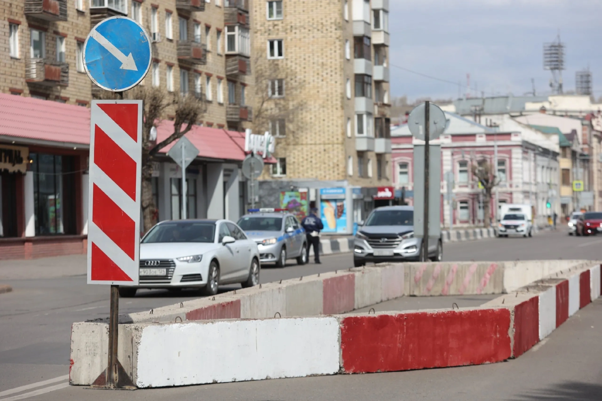 Красноярские водители привыкают к новым схемам движения в центре города