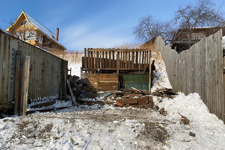 В Октябрьском районе Красноярска с начала года снесли 22 незаконных объекта