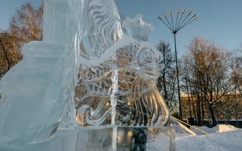 В Красноярске ледовый городок Ленинского района посвятят «Сказке о рыбаке и рыбке»
