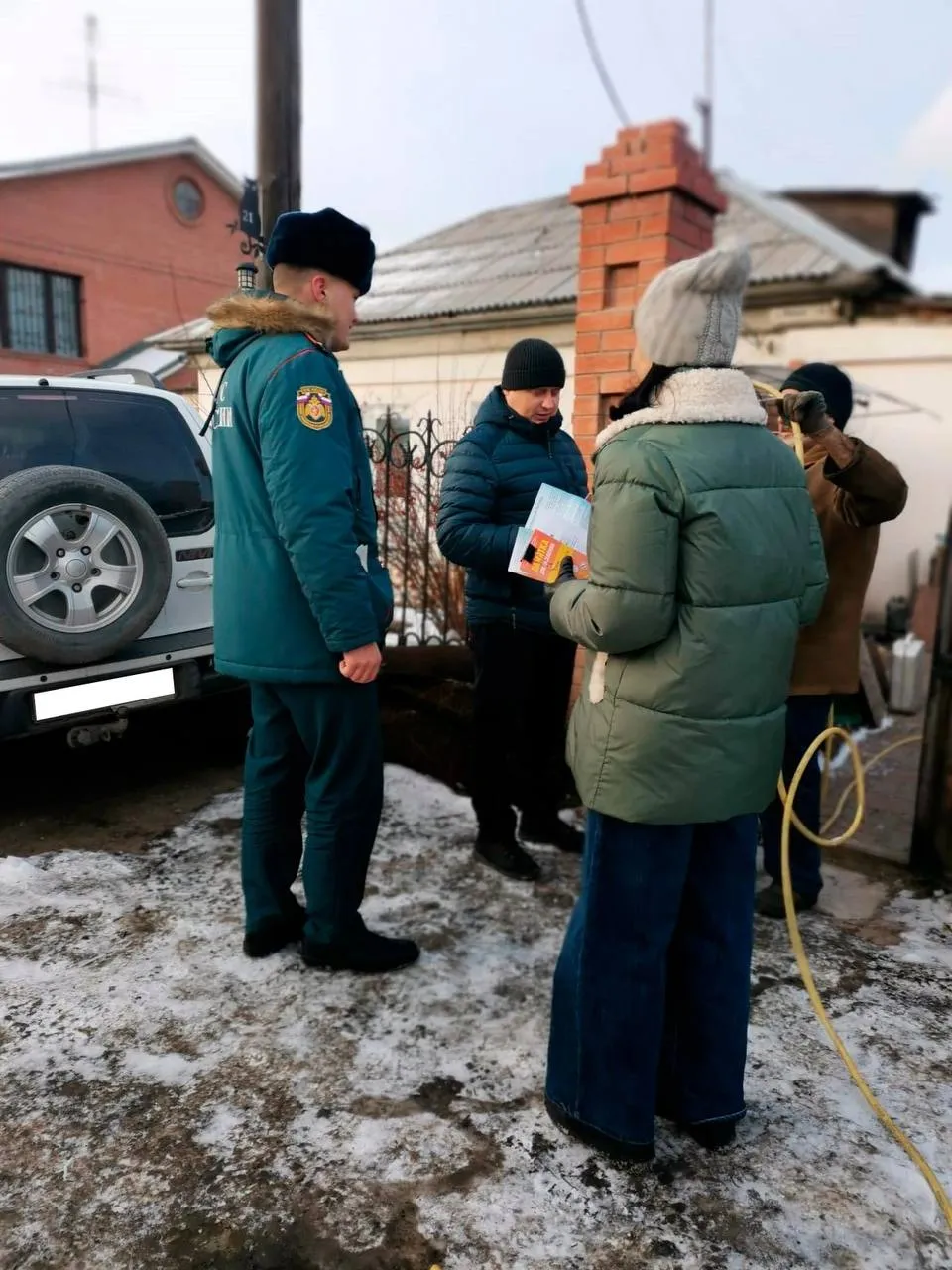 В Кировском районе Красноярска прошли противопожарные рейды