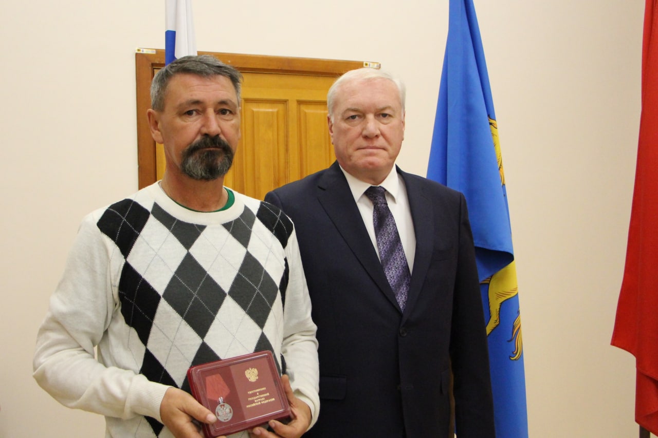 52-летний житель Минусинска получил орден «За заслуги перед Отечеством» за участие в СВО