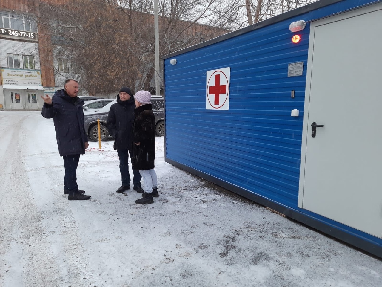 В Красноярске появился четвертый мобильный пункт скорой медицинской помощи