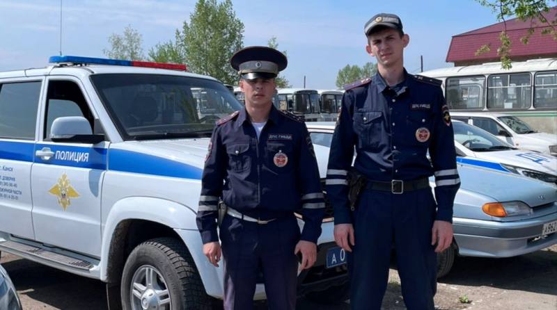 В Канске сотрудники ДПС доставили ребенка с кровотечением в больницу