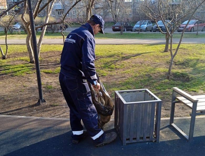 В Красноярске коммунальщики перешли на усиленный режим работы 9 мая