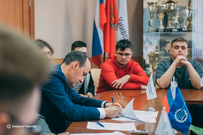 Генеральный директор Красмаша встретился со студентами Университета Решетнёва