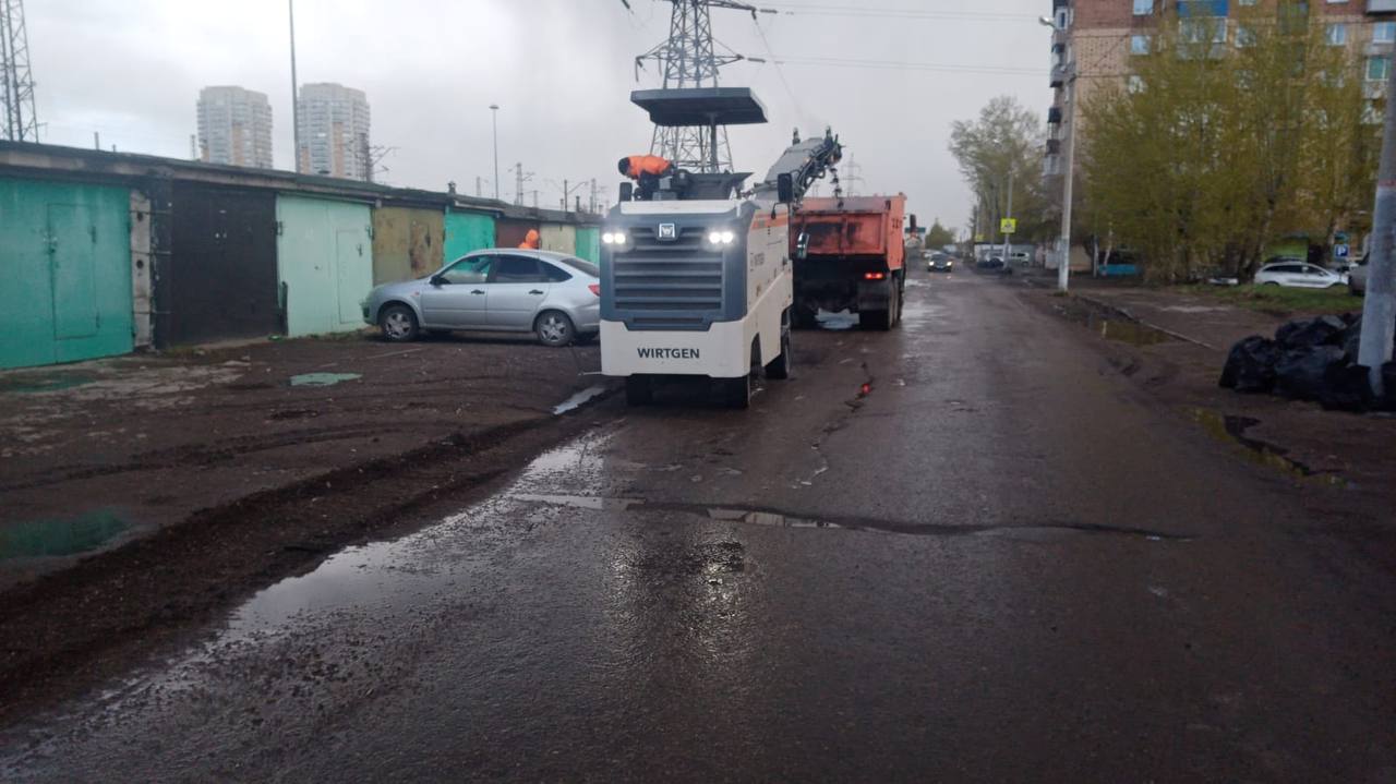 В Красноярске на улицах Транзитной и Семафорной благоустроят новые тротуары