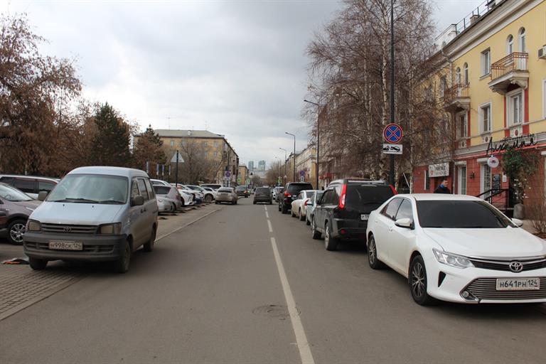 В Красноярске изменена схема проезда с улицы Ленина на Красной Армии