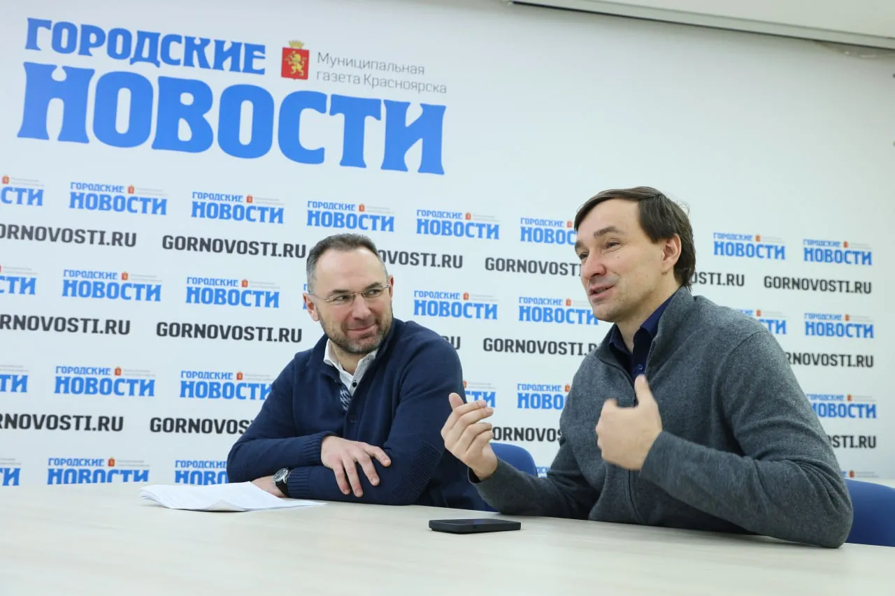 «Приятно, что мэр Красноярска сам предлагает идеи в сфере спорта». Денис Петровский и Максим Орешников подвели итоги 2023 года