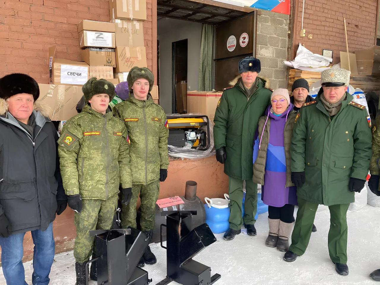 Красноярские курсанты помогают бойцам СВО