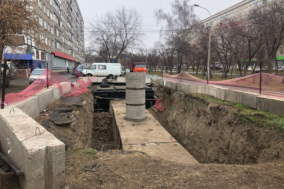 В Красноярске после ремонта коллектора восстановят благоустройство Зеленой Рощи