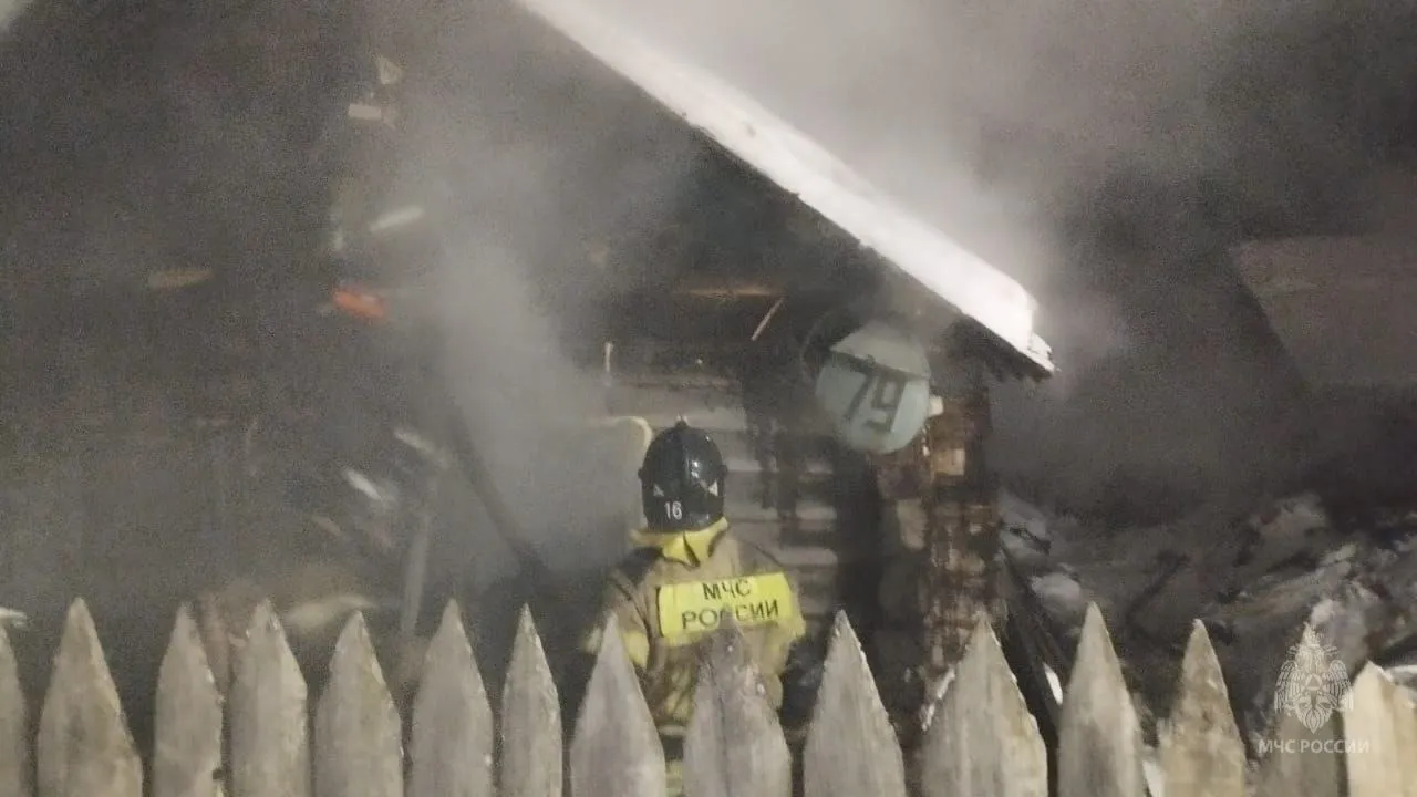 В Красноярском крае в пожаре погиб пожилой мужчина
