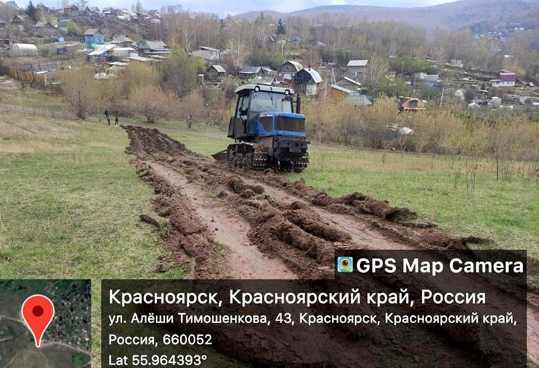 45 км противопожарных полос проложили в Красноярске