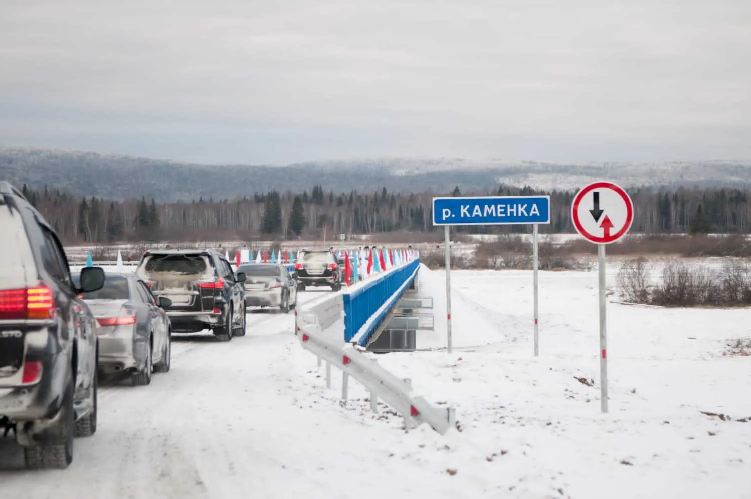 В Богучанском районе Красноярского края открыли мост через реку Каменка