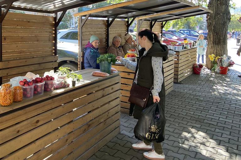 В Центральном районе Красноярска завершается сезон уличной торговли