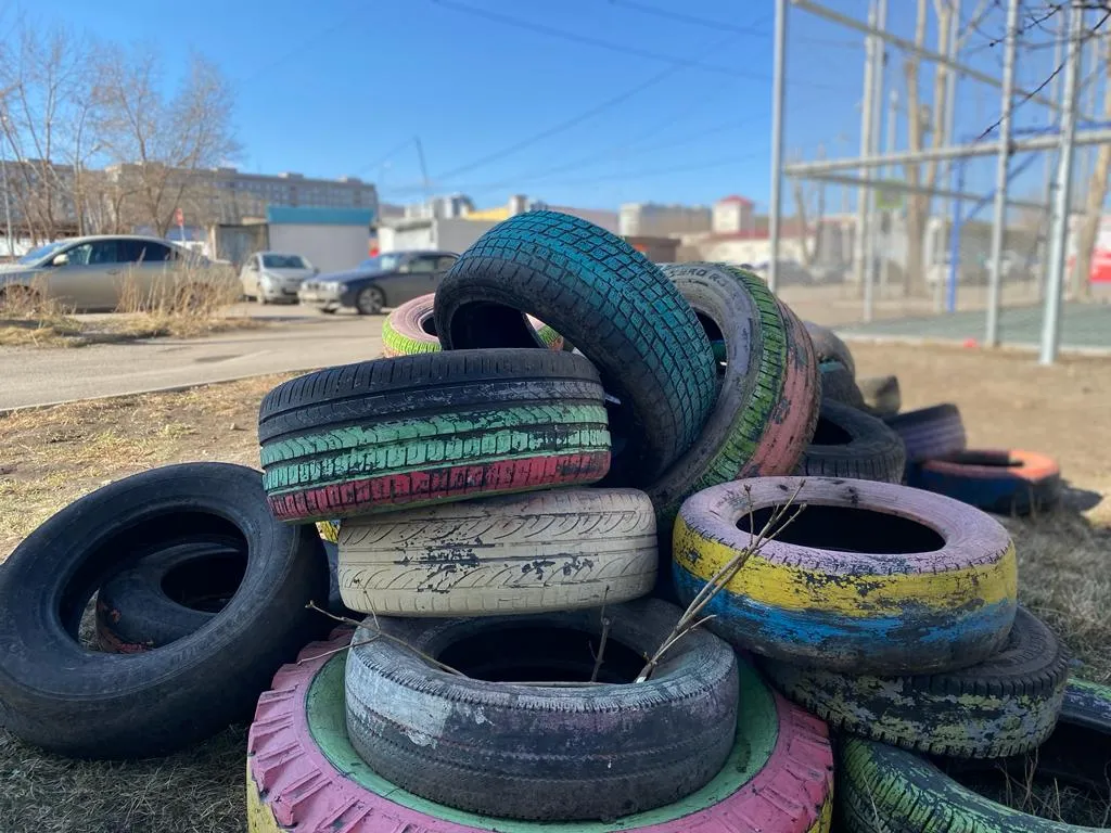 В минэкологии напомнили, куда можно сдать старые шины в Красноярске
