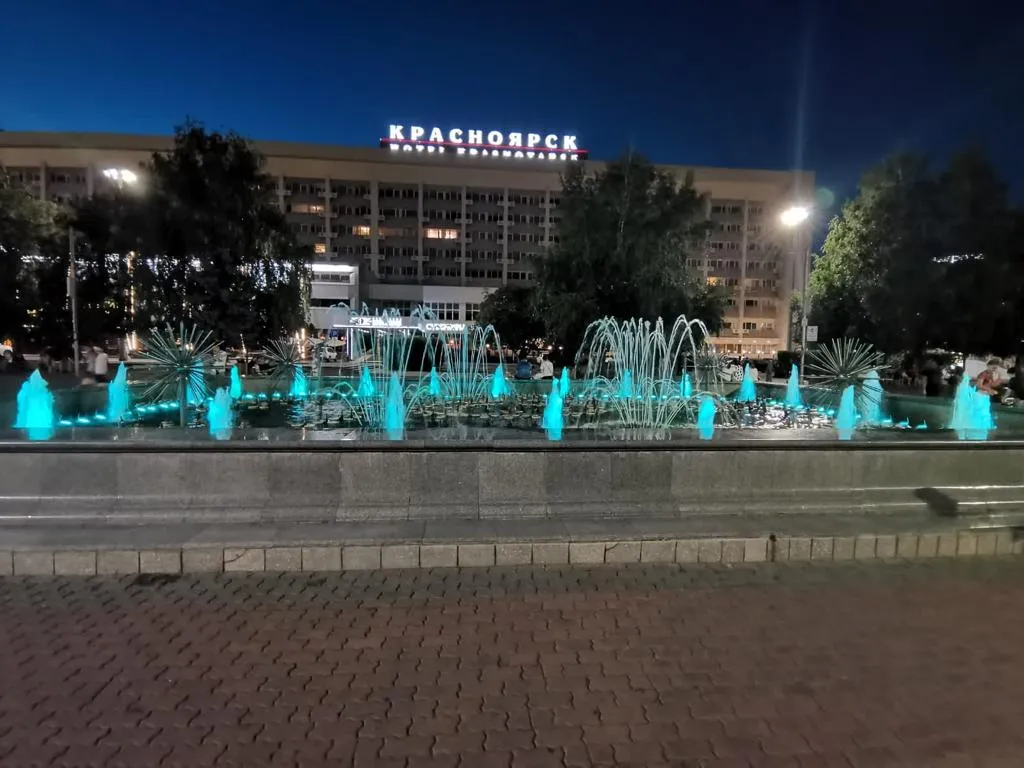 В Красноярске фонтан на Театральной площади 1 сентября споёт детские песни