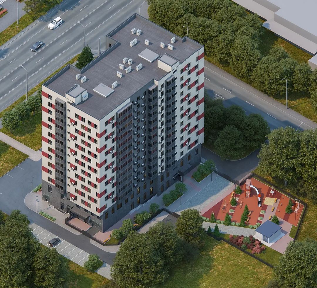 В Красноярске на месте недостроя в Октябрьском районе строят высотку (фото)