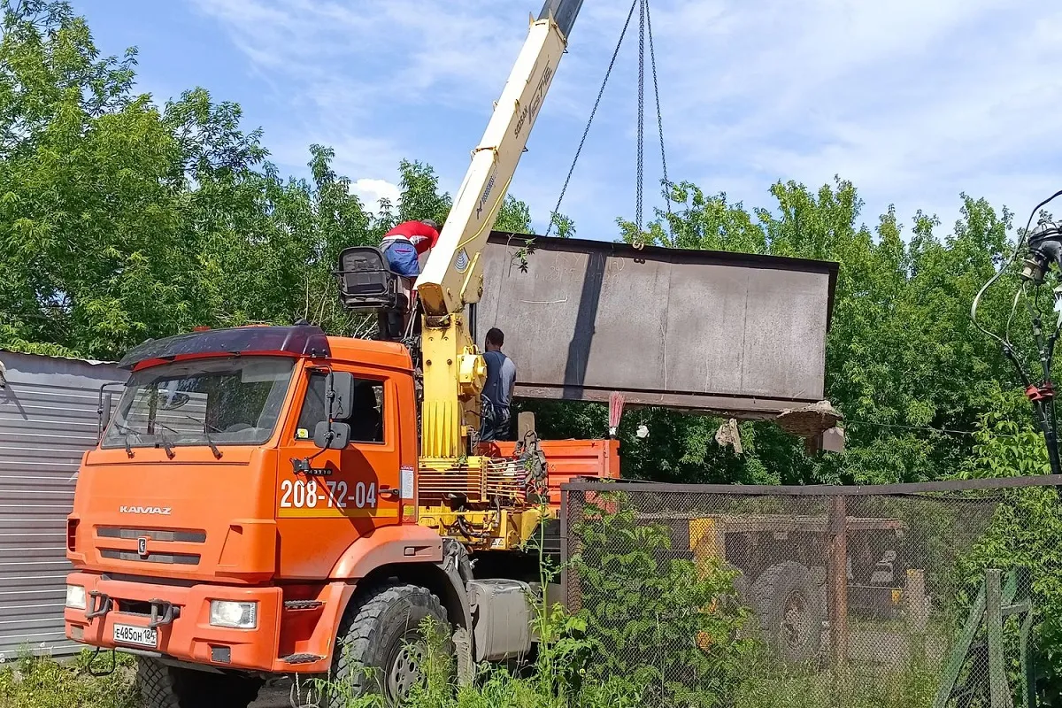 В Центральном районе Красноярска добровольно демонтировали 70% временных объектов 