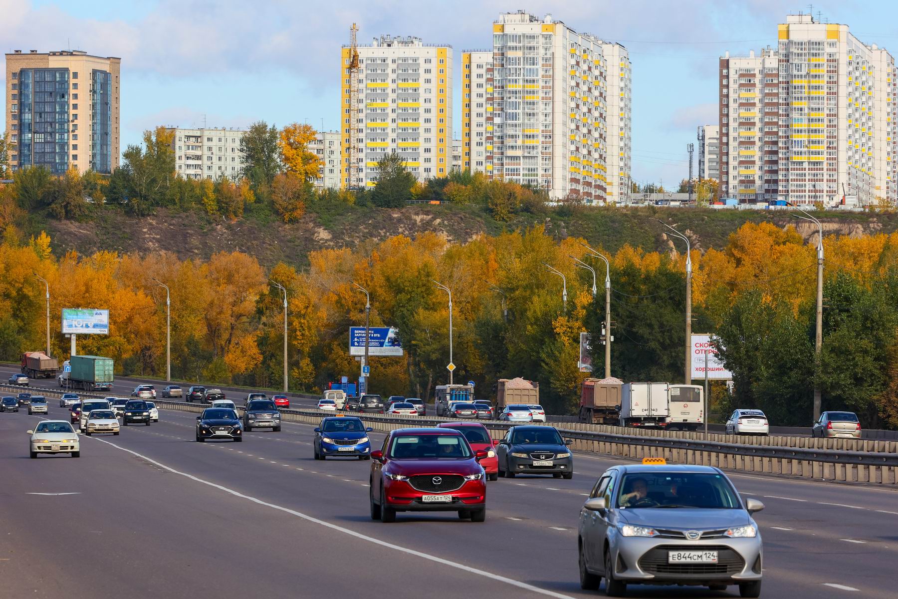 В Красноярске рабочая неделя будет тёплой и дождливой