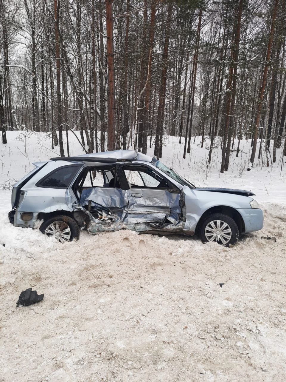 В Красноярском крае в ДТП на трассе пострадали 4 человека