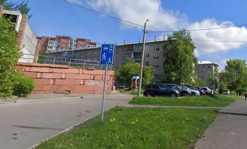В Красноярске подпорной стене на улице Петра Словцова требуется экстренный ремонт