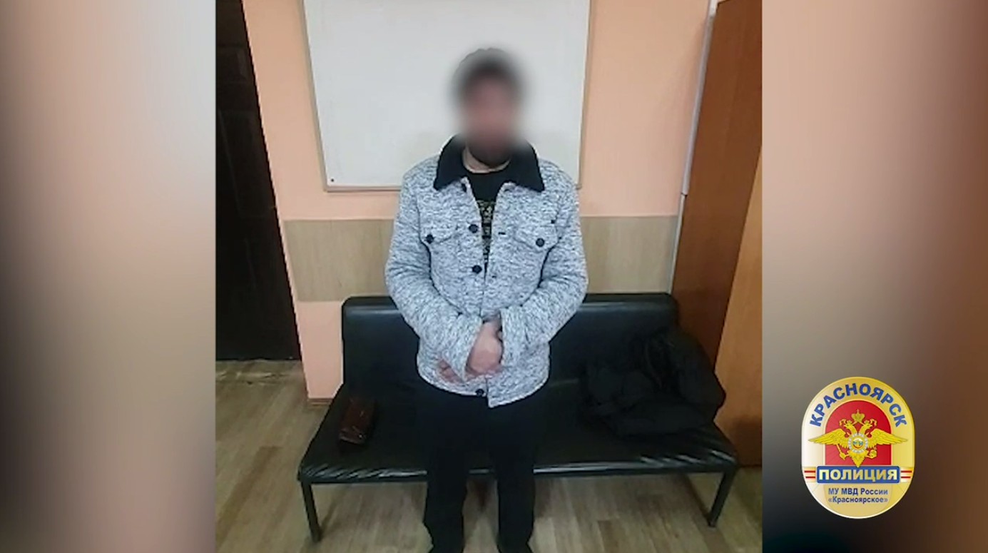 В Красноярске полицейские поймали напавшего на таксиста мужчину