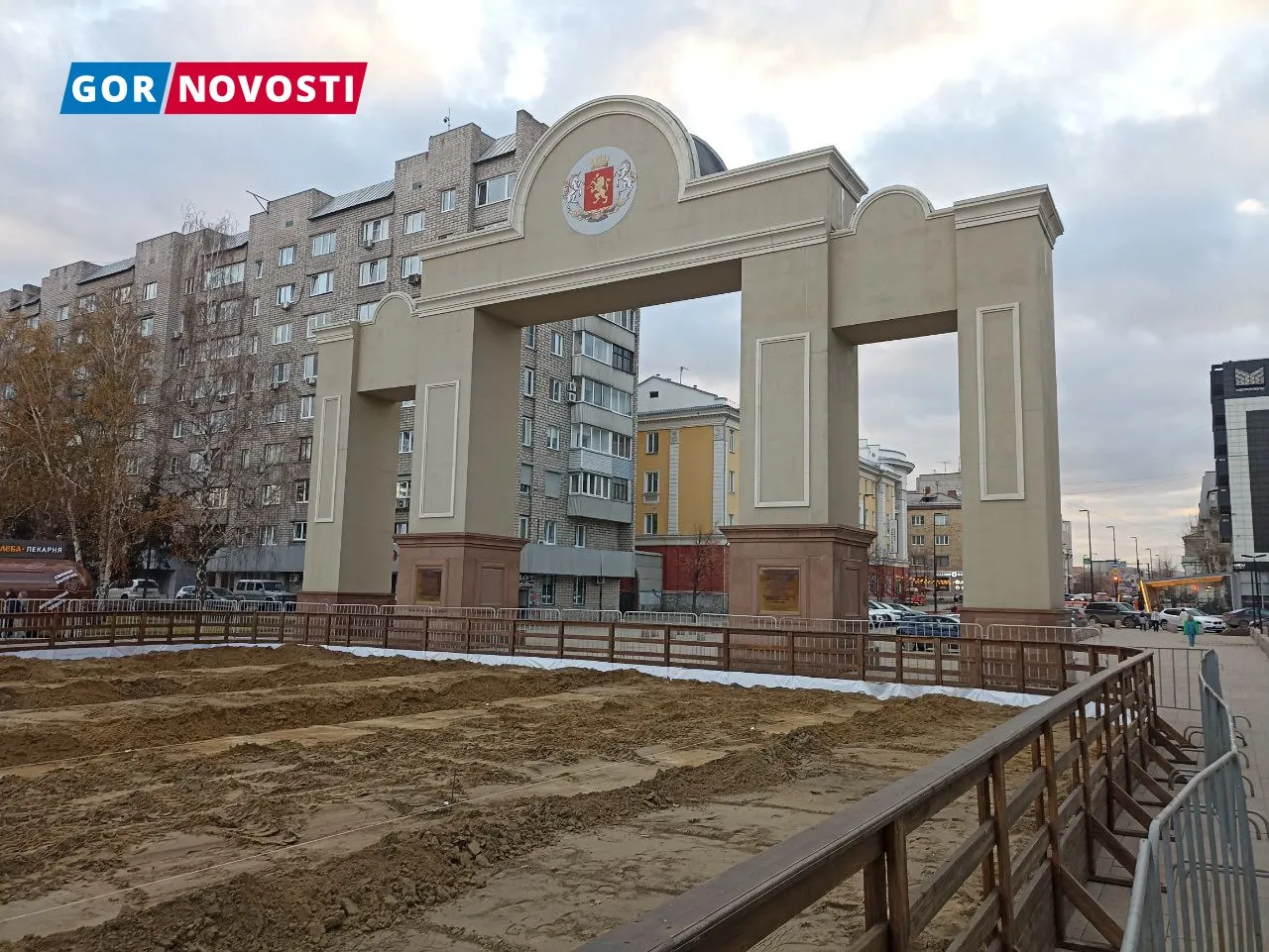 Каток на Стрелке в Красноярске планируют открыть через 3–4 недели