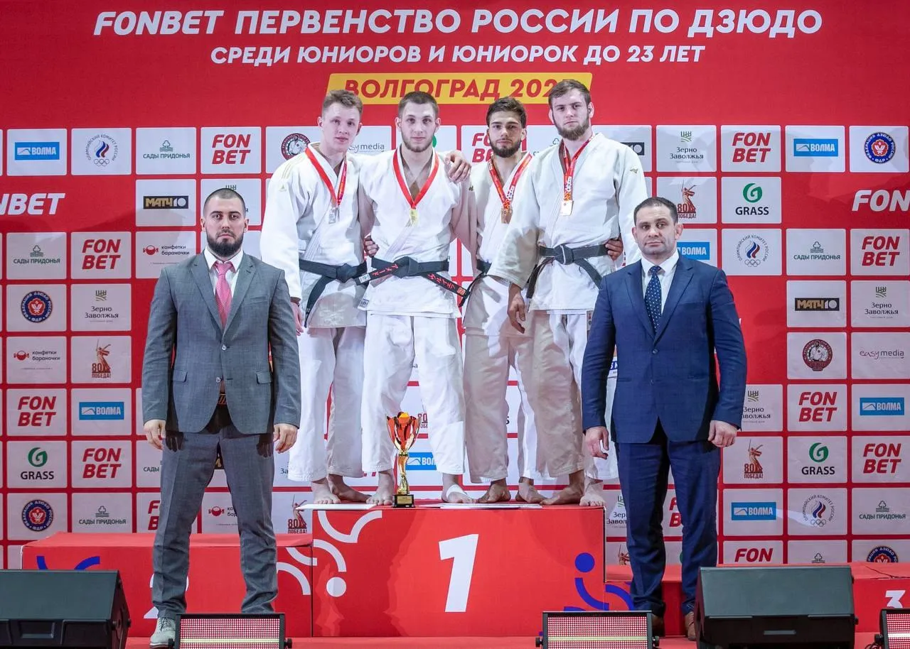 Дзюдоисты из Красноярска стали призерами первенства России