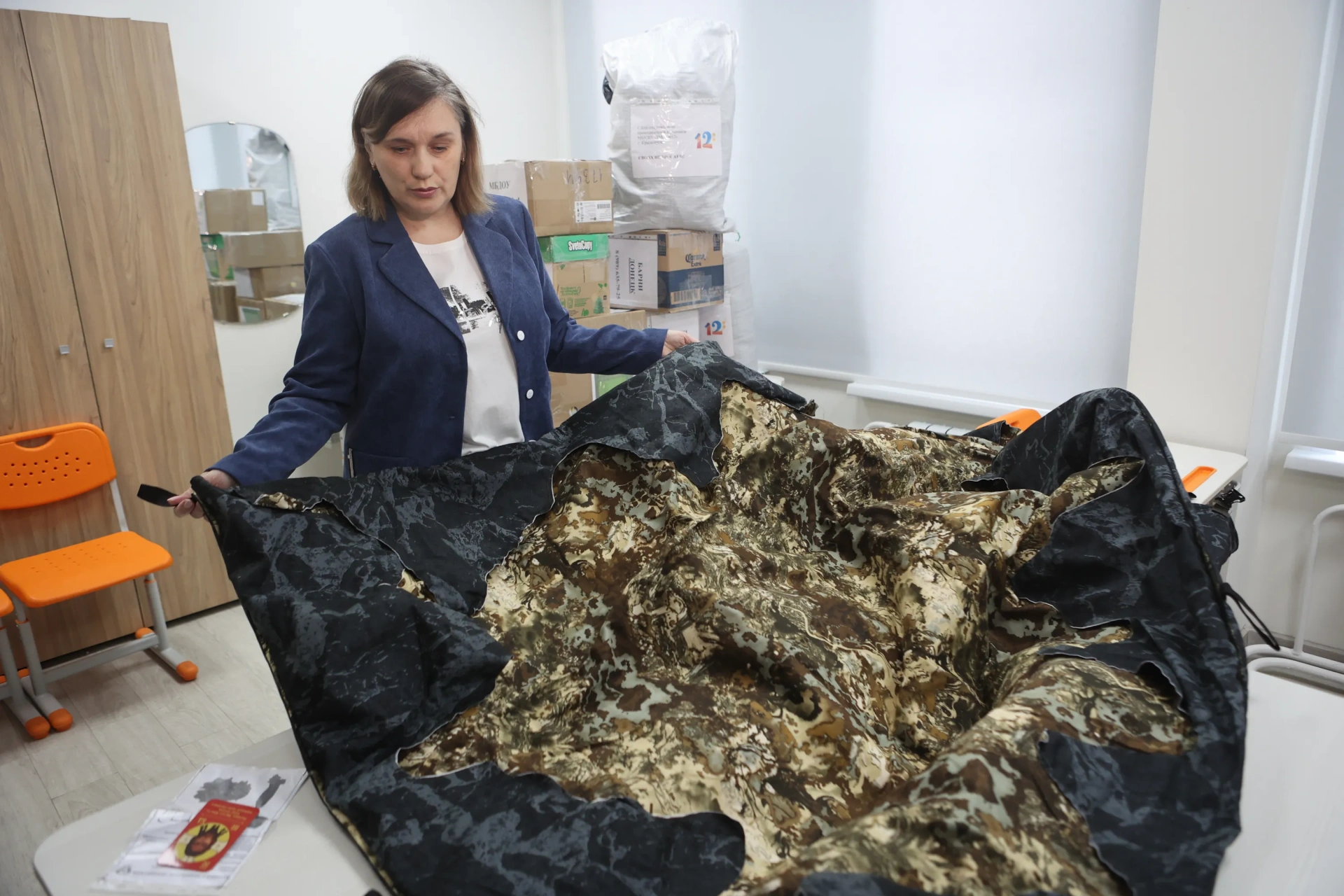 Учащиеся красноярской музыкальной школы отправили особые одеяла в зону СВО