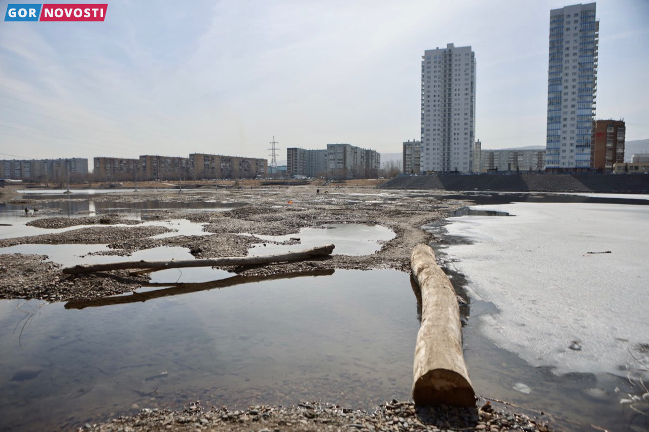 В Красноярске с 1 мая уровень воды в Енисее поднимется на 70 сантиметров