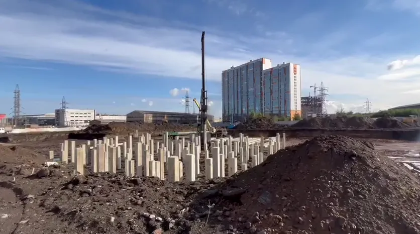 В красноярском микрорайоне Мичуринский начали строить школу
