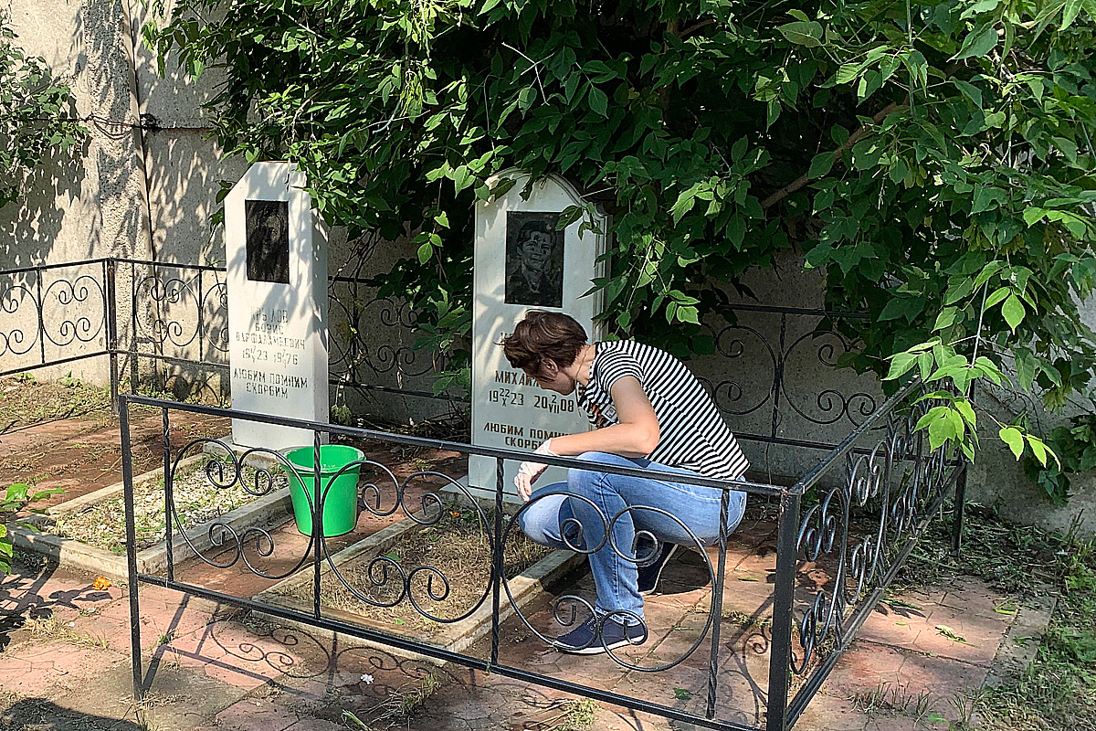 В Красноярске привели в порядок заброшенные захоронения ветеранов
