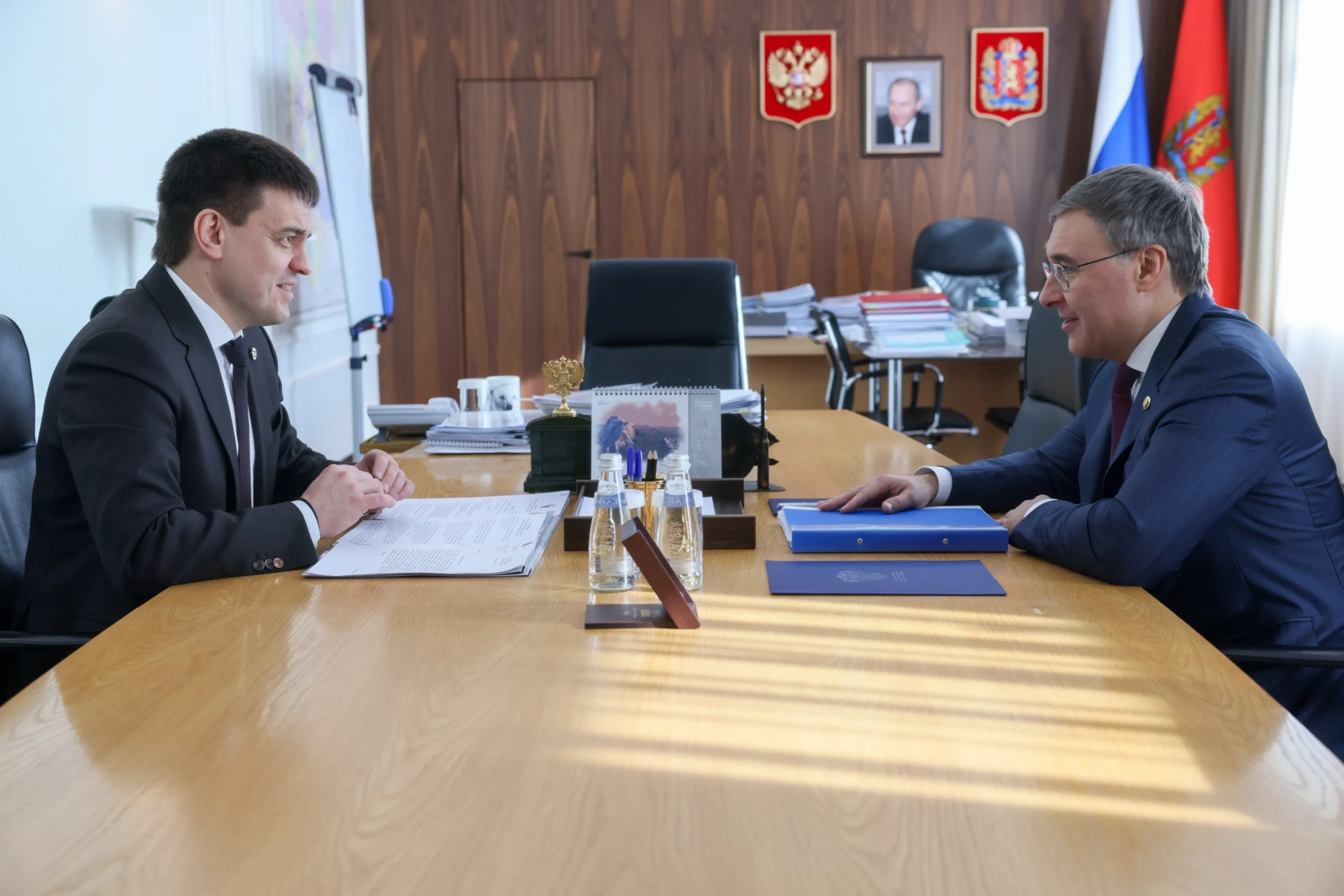 Красноярск с рабочим визитом посетил министр науки и высшего образования РФ Валерий Фальков