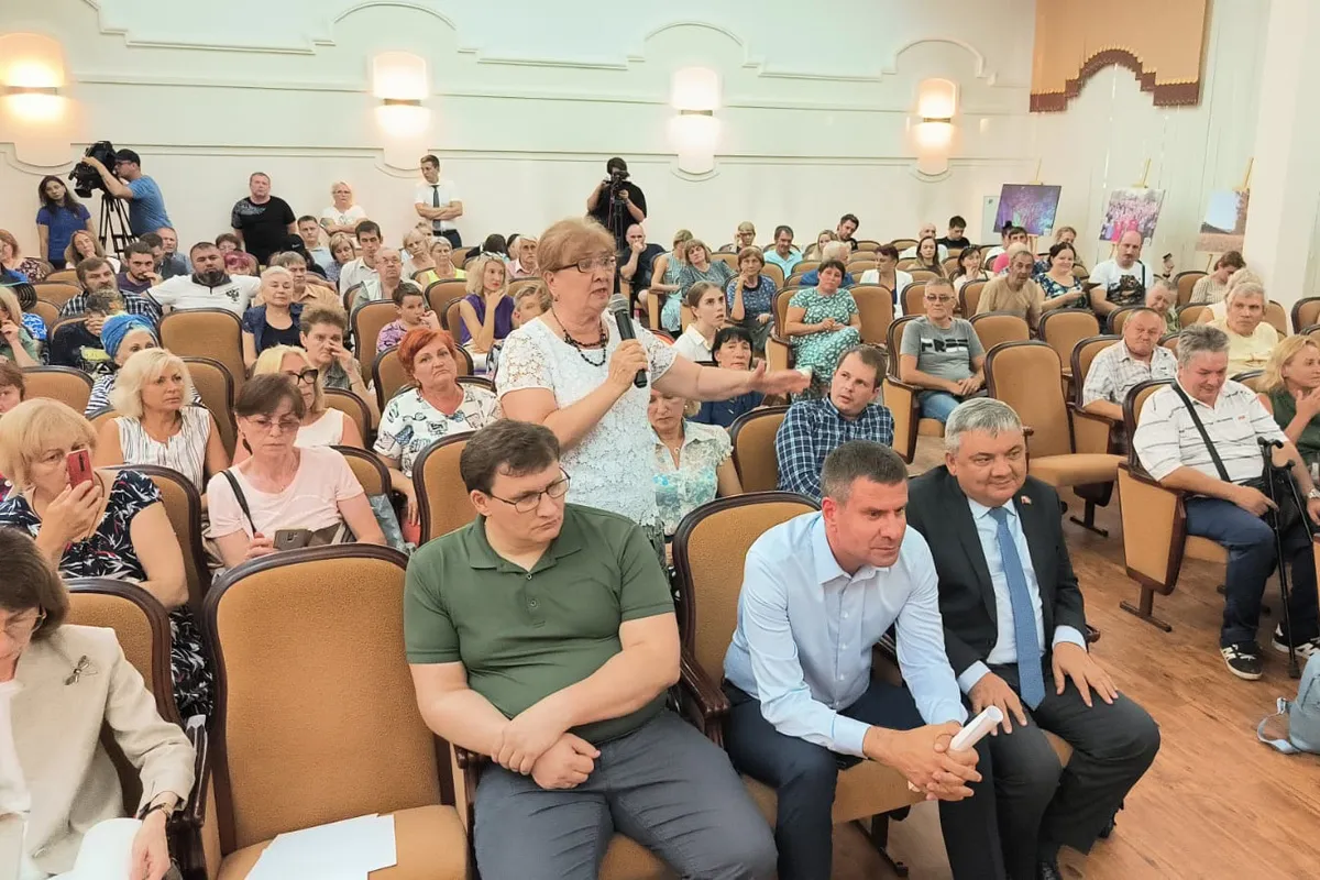В администрации Железнодорожного района прошла встреча с жителями Николаевки