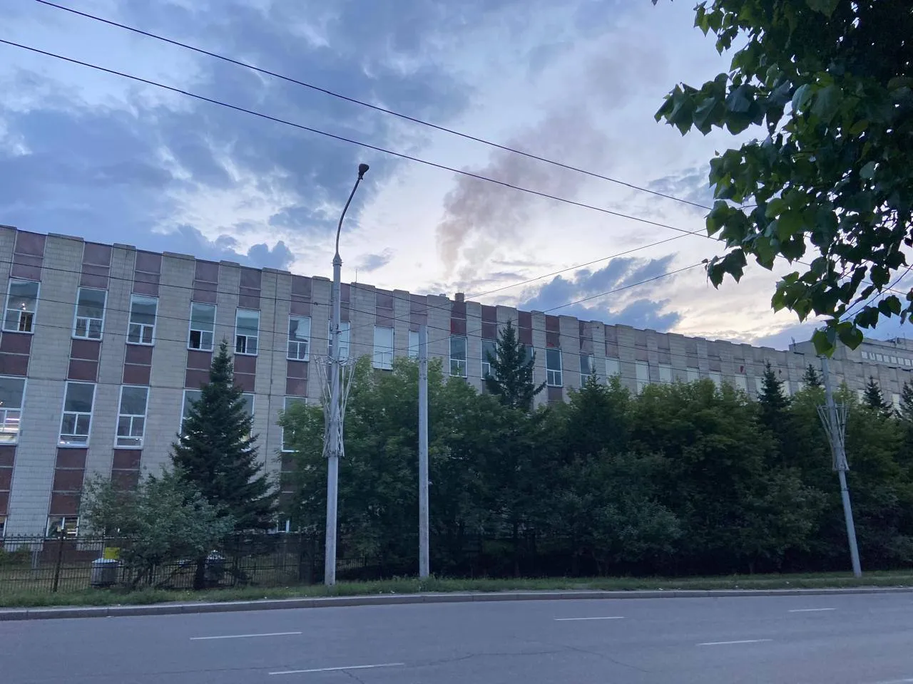 В Красноярске типографию на улице Республики временно закрыли из-за загрязнения воздуха