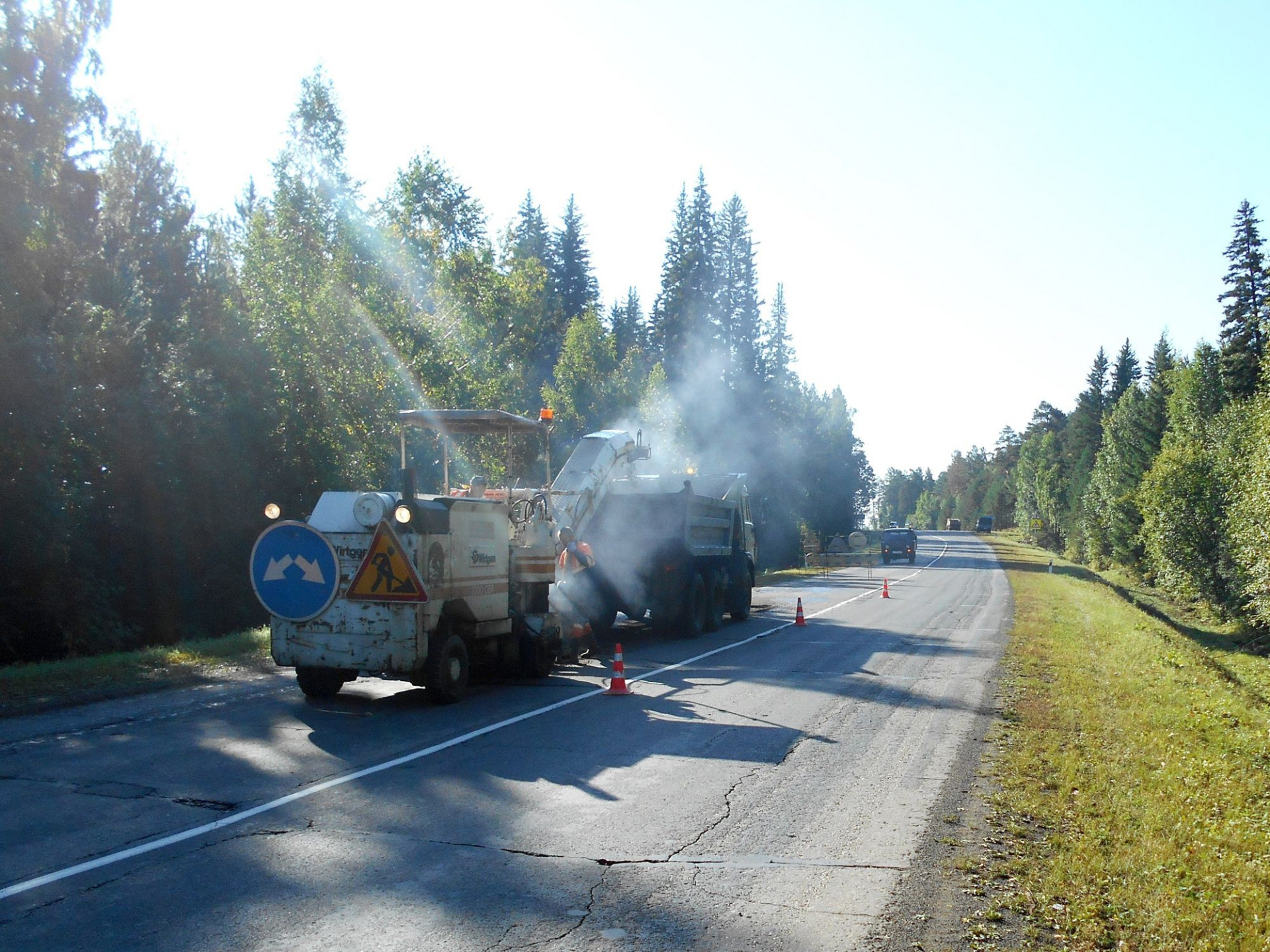 В Красноярском крае завершают ремонт на трассах