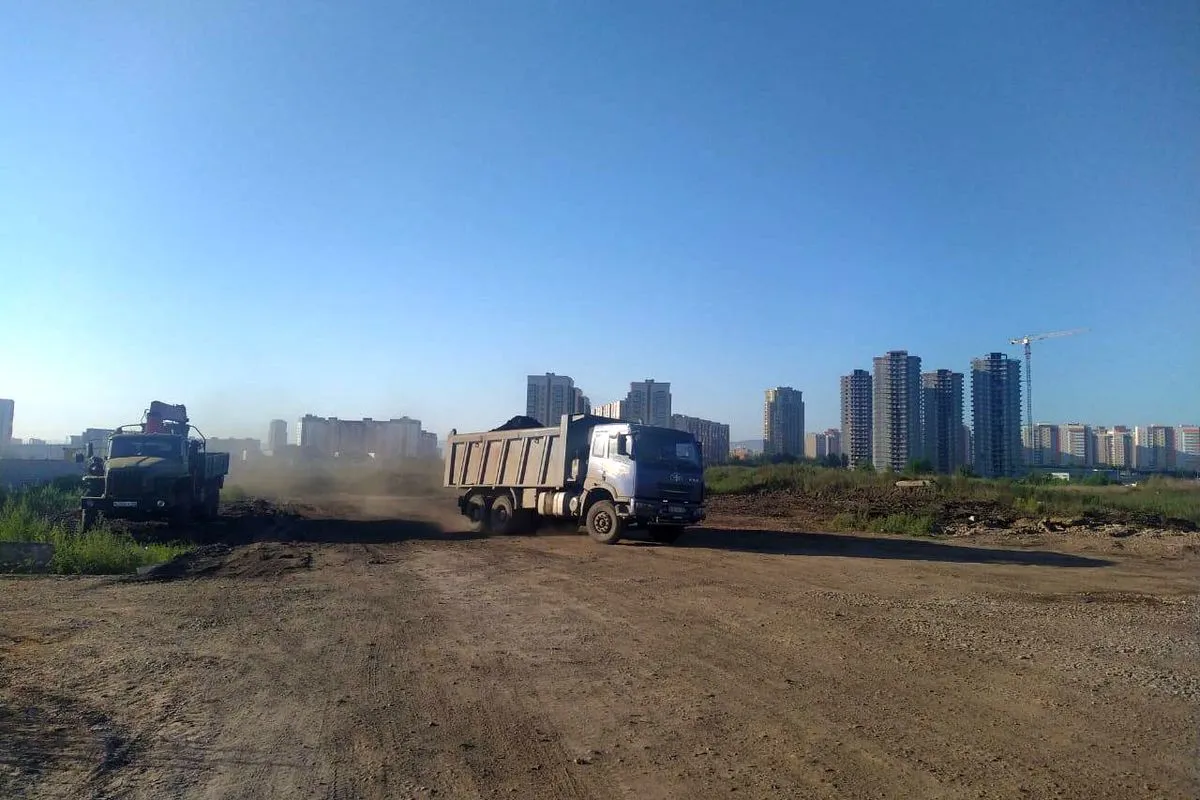 В Центральном районе Красноярска с полигона вывезли 3600 КамАЗов мусора