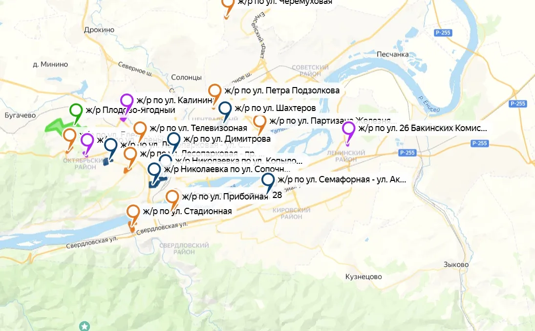 В Красноярске создали карту проектов КРТ