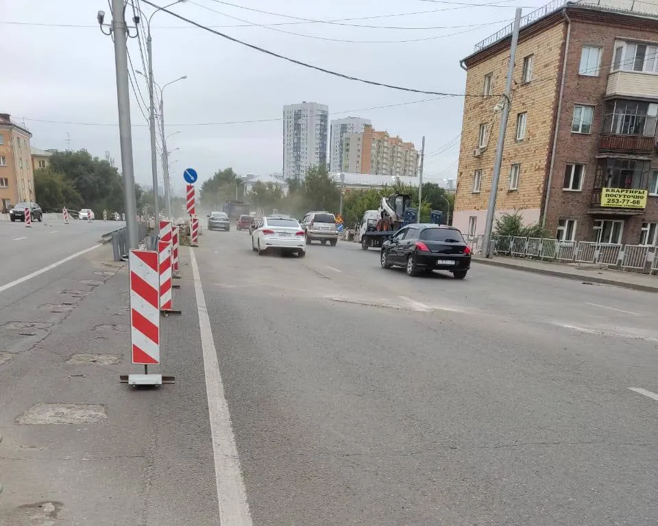 В Красноярске на Мичуринском путепроводе открыли движение для автомобилей