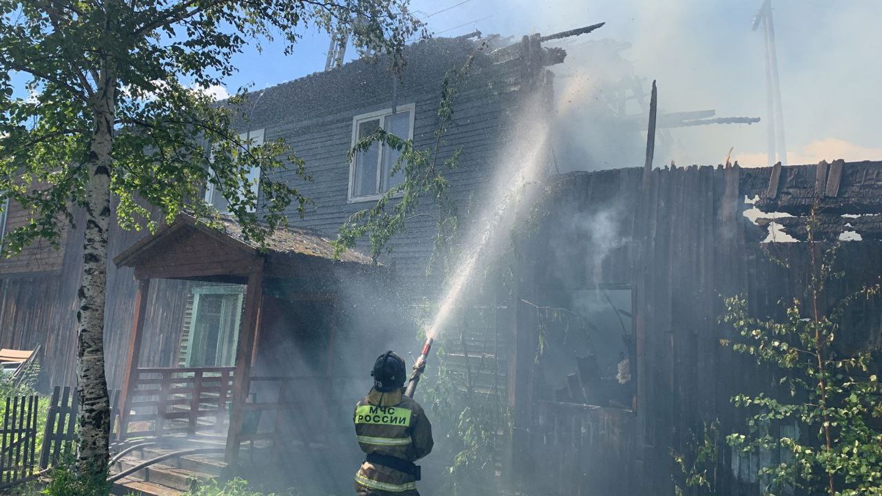 В Красноярском крае при пожаре в жилом доме погиб мужчина