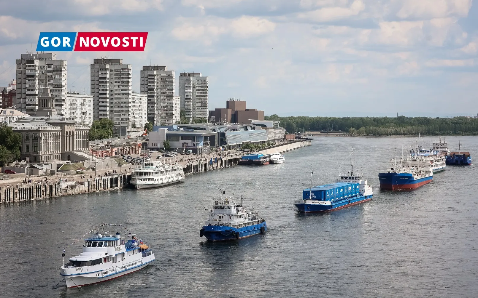 Под Красноярском на Енисее хотят построить причал для обработки грузов