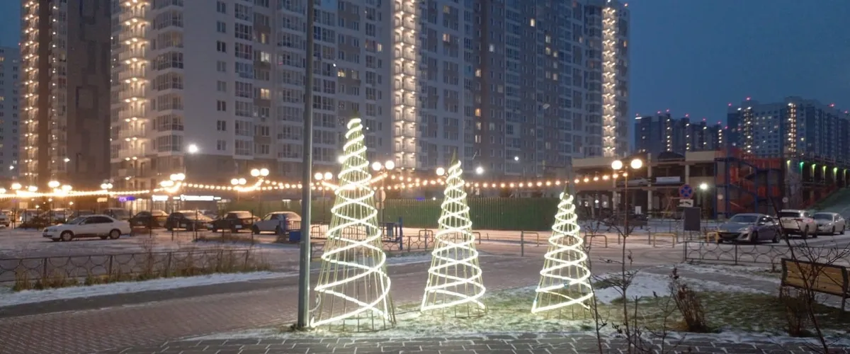Свердловский район Красноярска готовят к Новому году