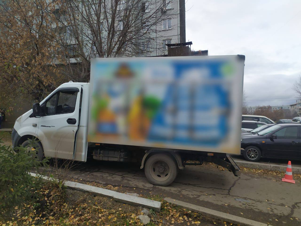 В Красноярске водитель «Газели» сдавал задом и насмерть задавил женщину