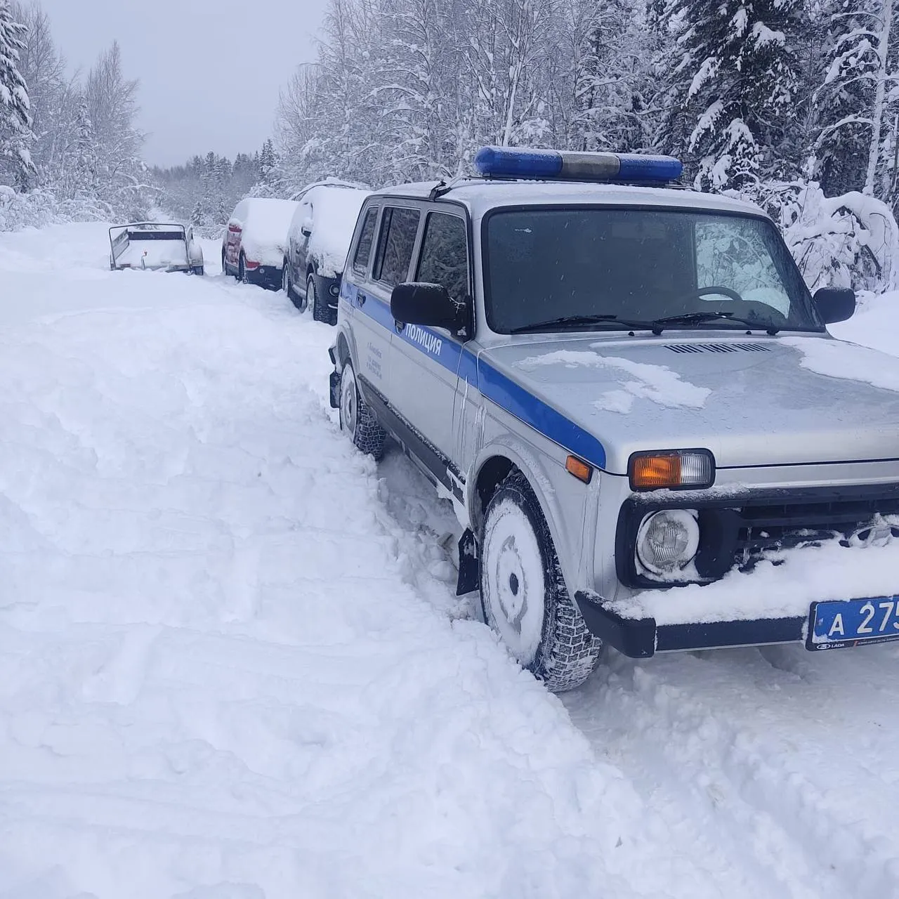 В Красноярском крае спасли двух рыбаков, заплутавших на зимней реке