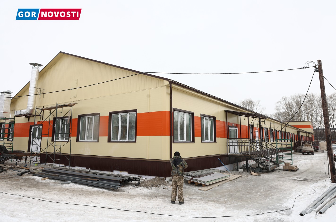 В Красноярске новое здание школы № 50 на улице Глинки готово на 95 %