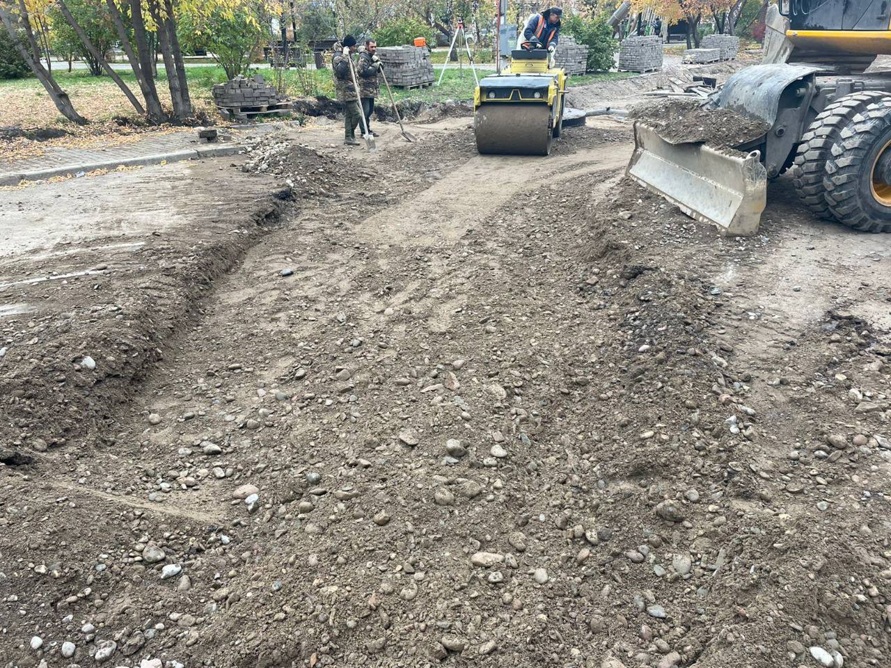 В Красноярске на улице Красной Гвардии отремонтировали ливневую канализацию