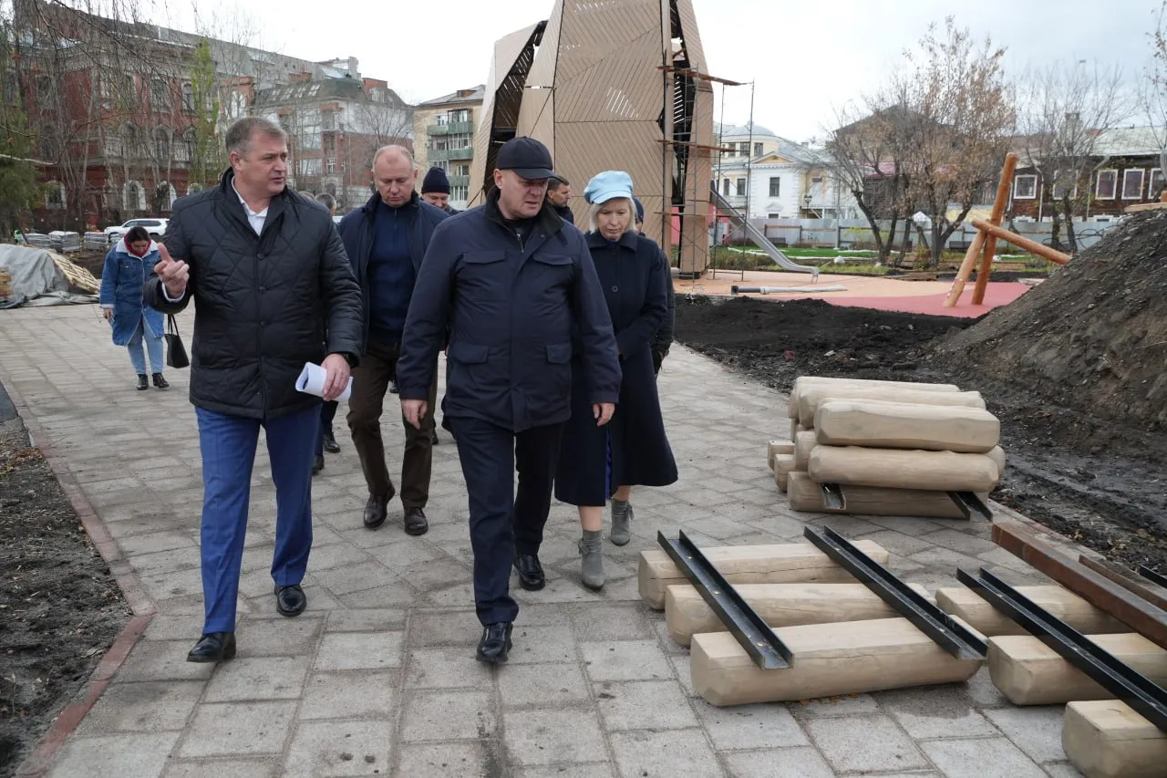 Реконструкция Центрального парка в Красноярске идет по графику