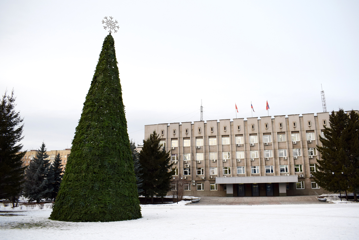 Новогодние елки в Красноярске установят до 18 декабря