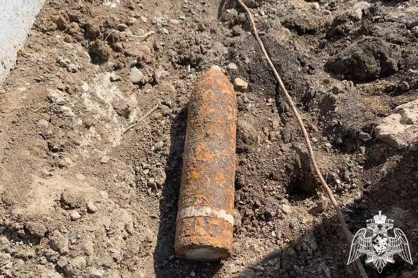 В красноярском Солнечном нашли авиационную бомбу